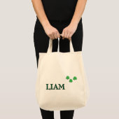 Aangepaste naam Liam Tote Bag (Voorkant (product))