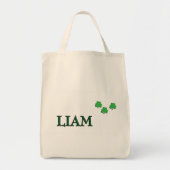 Aangepaste naam Liam Tote Bag (Voorkant)