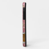 Aangepaste naam lichtroze glitter Gold rozen harte Case-Mate iPhone Case (Achterkant/links)