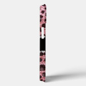 Aangepaste naam lichtroze glitter leopard print Case-Mate iPhone case (Achterkant / Rechts)