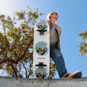 Aangepaste naam "Liefde is Liefde" Persoonlijk Skateboard