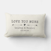 Aangepaste naam Liefde voor jou meer Valentijnsdag Kussen (Voorkant)