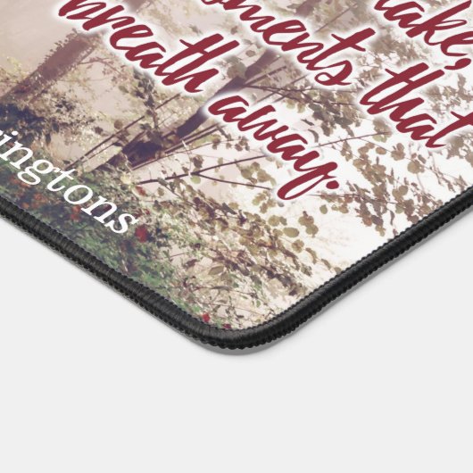 Aangepaste naam Life Quote Bureaumat (Hoek)