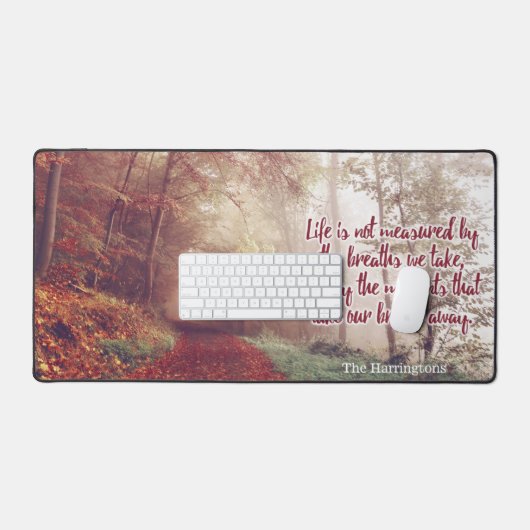 Aangepaste naam Life Quote Bureaumat (Keyboard & Muis)