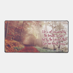 Aangepaste naam Life Quote Bureaumat