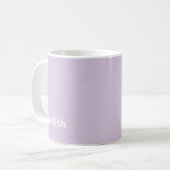 Aangepaste naam Lilac Mist Mok Gepersonaliseerd Mi (Voorkant links)