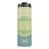 Aangepaste naam "limonade" tumbler thermosbeker (Voorkant)