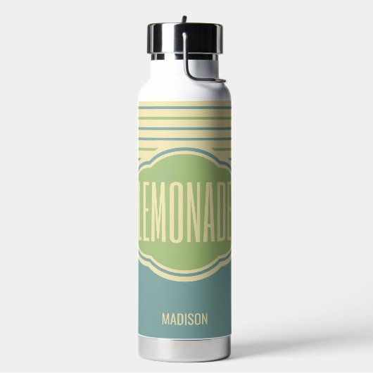 Aangepaste naam "limonade" waterfles (Links)