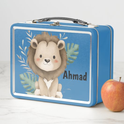 Aangepaste naam Lion & Leaves (In situ)