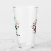 Aangepaste naam Lissabon Portugal Glas (Links)