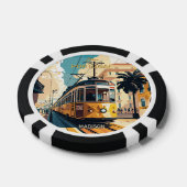 Aangepaste naam Lissabon Portugal Poker Chips (Enkel)