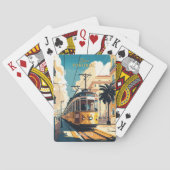 Aangepaste naam Lissabon Portugal Pokerkaarten (Achterkant)