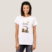 Aangepaste naam "Little Star Loading" Mom-to-be T-shirt (Voorkant volledig)