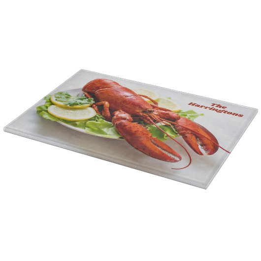 Aangepaste naam Lobster Snijplank (Hoek)