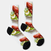 Aangepaste naam Lobster Sokken (Rechts)
