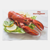 Aangepaste naam Lobster Theedoek (Horizontaal)