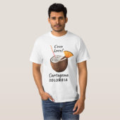 Aangepaste naam & locatie Coco Loco T-shirt (Voorkant volledig)