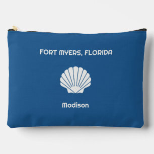 Aangepaste naam, locatie en kleur Seashell Etui