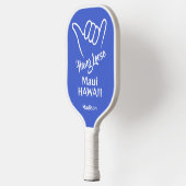 Aangepaste naam, locatie en kleur Shaka Pickleball Paddle (Links)