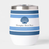 Aangepaste Naam & Locatie Strandhuis (Voorkant)