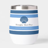 Aangepaste Naam & Locatie Strandhuis (Achterkant)