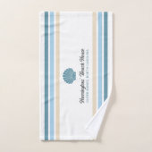 Aangepaste Naam & Locatie Strandhuis Bad Handdoek (Handdoek)