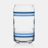 Aangepaste Naam & Locatie Strandhuis Blikvorm Glas (Rechts)