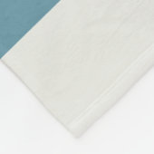 Aangepaste Naam & Locatie Strandhuis Fleece Deken (Hoek)