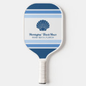 Aangepaste naam & locatie strandhuis pickleball paddle (Achterkant)