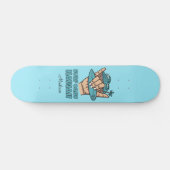 Aangepaste naam & locatie Surf Shaka Persoonlijk Skateboard (Horizontaal)