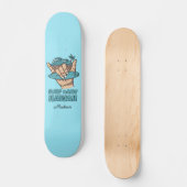 Aangepaste naam & locatie Surf Shaka Persoonlijk Skateboard (Voorkant)