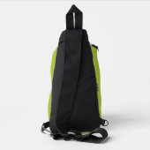 Aangepaste naam & locatie Surfer Sling Bag (Achterkant)