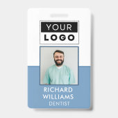 Aangepaste naam Logo foto werknemer Badge (Voorzijde)
