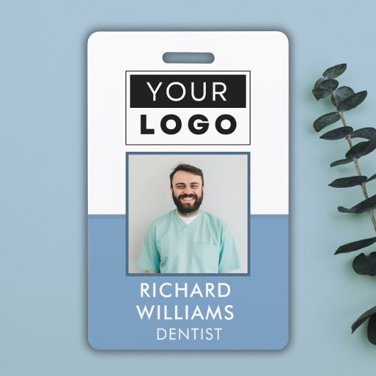 Aangepaste naam Logo foto werknemer Badge