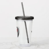 Aangepaste naam Logo tumblers Acryl Drinkbeker (Links)