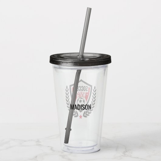 Aangepaste naam Logo tumblers Acryl Drinkbeker (Achterkant)