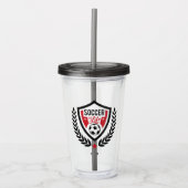 Aangepaste naam Logo tumblers Acryl Drinkbeker (Voorkant)