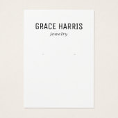 Aangepaste naam Logo Veroorbaar weergeven Bedankt  Visitekaartje (Achterkant)