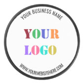 Aangepaste naam Logo Website Gepersonaliseerde Hoc Hockey Puck (Voorkant)