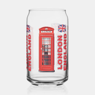 Aangepaste naam Londen Engeland Blikvorm Glas