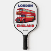 Aangepaste naam Londen Engeland Pickleball Paddle (Achterkant)