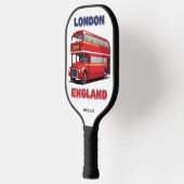 Aangepaste naam Londen Engeland Pickleball Paddle (Links)