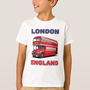 Aangepaste naam Londen Engeland T-shirt