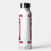 Aangepaste naam Londen Engeland Waterfles (Links)