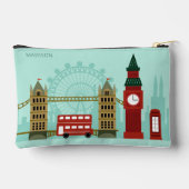 Aangepaste naam Londen Illustratie Etui (Achterkant)