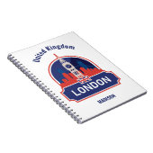 Aangepaste naam Londen Notitieboek (Rechterzijde)