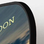 Aangepaste naam Londen Pickleball Paddle (Links Detail)