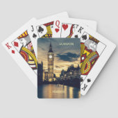 Aangepaste naam Londen Pokerkaarten (Achterkant)