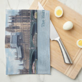 Aangepaste naam Londen Theedoek (Quarter Fold)