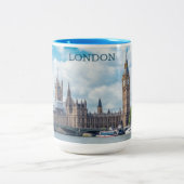 Aangepaste naam Londen Tweekleurige Koffiemok (Center)
